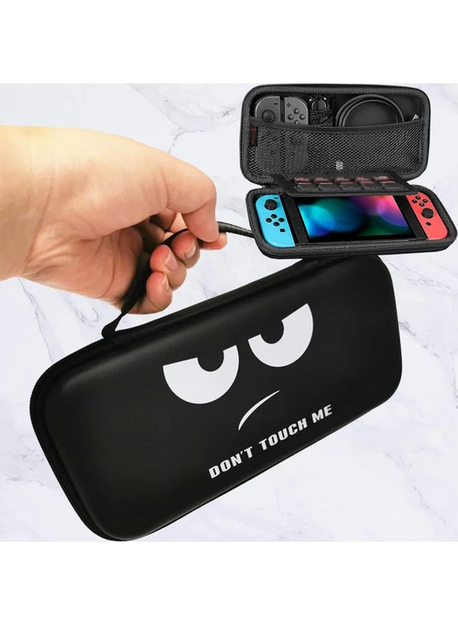 1pc Nintendo Switch OLED EVA Hard Shell Carrying Case Black Anti Fall Protective Travel Storage Bag with 10 Game Card Slots for Console Accessories Ideal Gift - Image 1