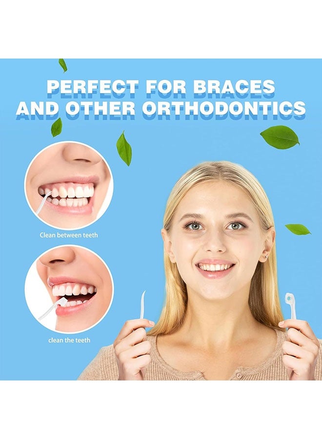 20 Pcs Mini Disposable Toothbrushes with Toothpaste, Portable Travel Toothbrush with Double Cleaning for Daily Life or Travel, Tongue Scraper After Meals, Oral Cleaning Equipment, Mint Flavor - Image 4