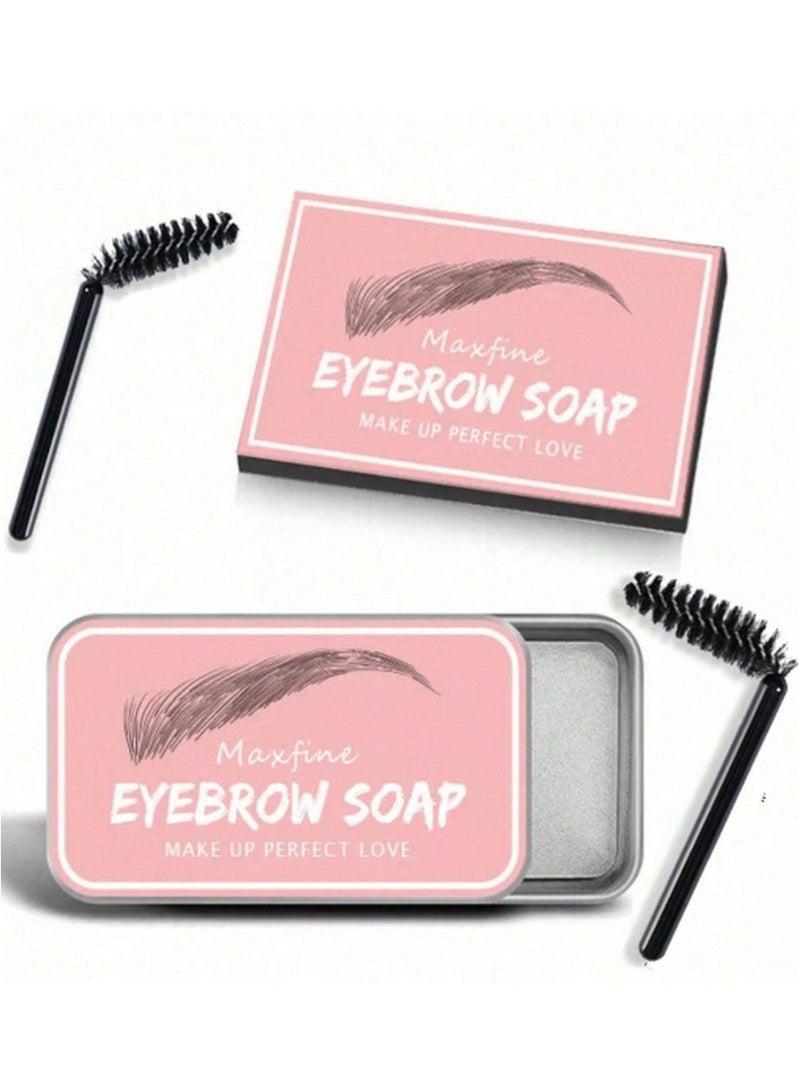 Maxfine 1-Piece Eyebrow Brush - Long-Lasting Styling Kit for Naturally Defined Brows - Image 2