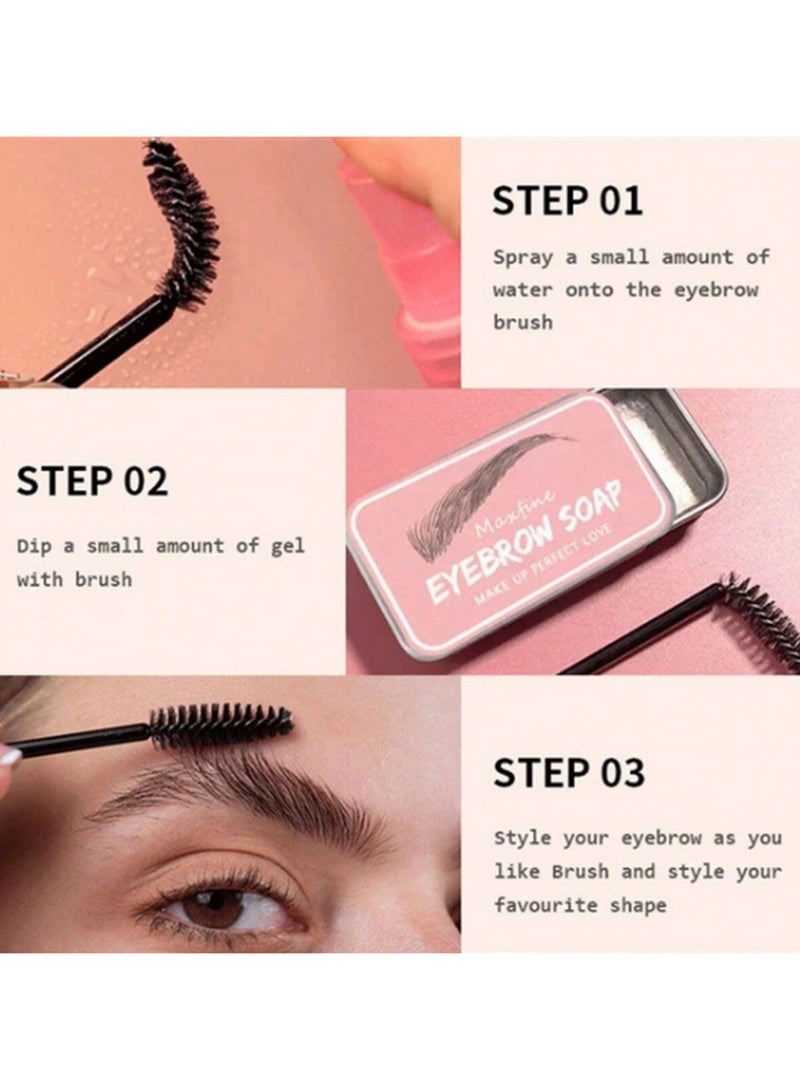 Maxfine 1-Piece Eyebrow Brush - Long-Lasting Styling Kit for Naturally Defined Brows - Image 5