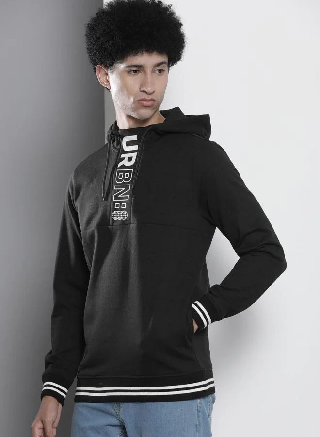 The Indian Garage Co Men Regular Fit Printed Round Neck Full Sleeves Sweatshirt