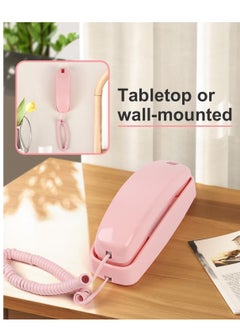 Generic Wall Phone Design Landline with Corded, Loud Volume, Flashing Light and Large on, Desk Mounted Analog for House Home Office Company Hotel Call Center  - Image 2