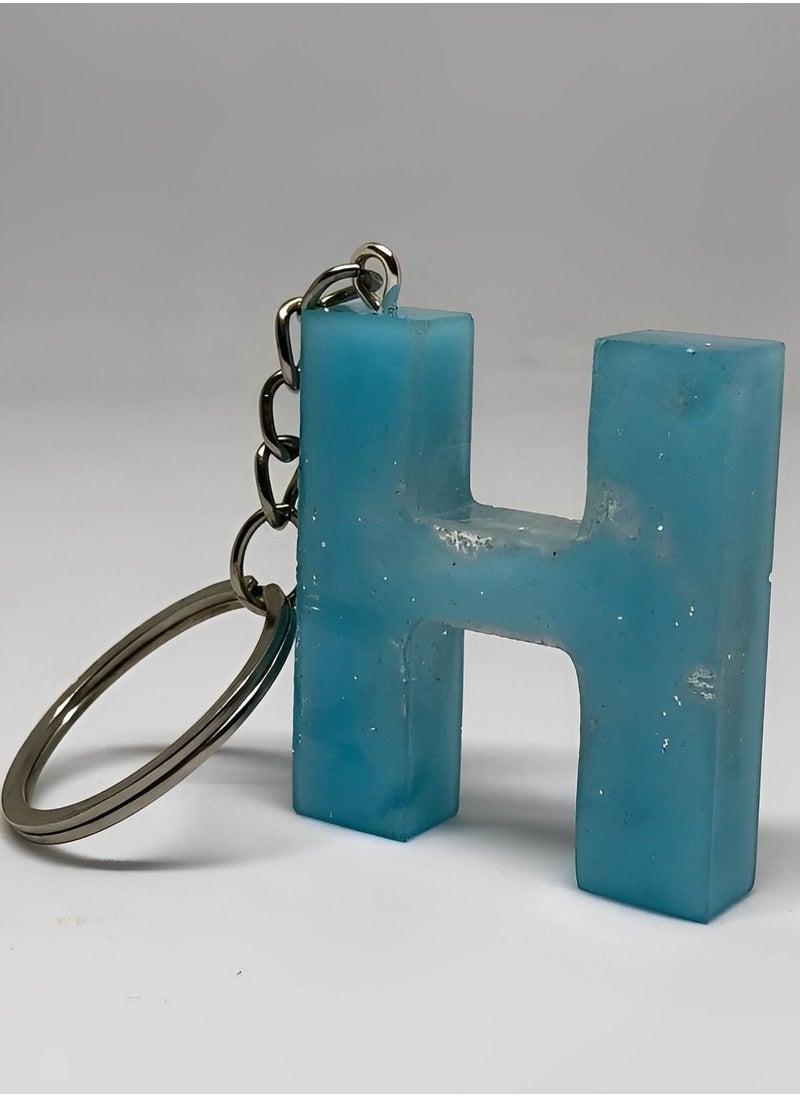 Generic Alphabet Letter Keychain- Letter (H)  - Image 2