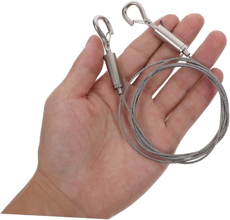 Heavy Duty Stainless Steel Picture Hanging Kit Easy Install No Tools Required - Image 4