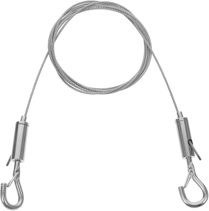 Heavy Duty Stainless Steel Picture Hanging Kit Easy Install No Tools Required - Image 1