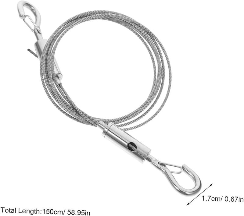 Heavy Duty Stainless Steel Picture Hanging Kit Easy Install No Tools Required - Image 3