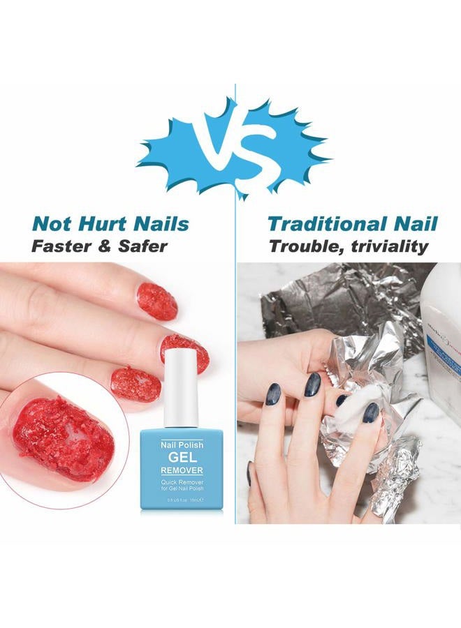 Leezi Gel Nail Polish Remover, (2PACK) Gel Remover for Nails, Professional Gel Polish Remover No Need for Foil, Soaking or Wrapping, Remove Gel Nail Polish within 3-5 Minutes - Image 4