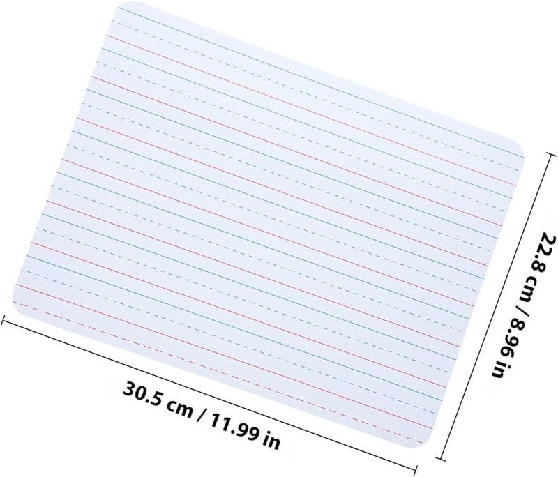 لوح أبيض قابل للمسح الجاف مزدوج الجوانب محمول صغير للتعلم للمكتب والطلاب - Image 3