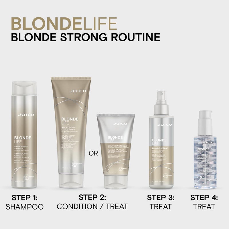 Joico Blonde Life Blonde Strong Conditioning Detangler | For Fragile Blonde Hair | Prevents Split Ends & Breakage | 72 Hour Humidity Protection | 6.7 Fl Oz - Image 5