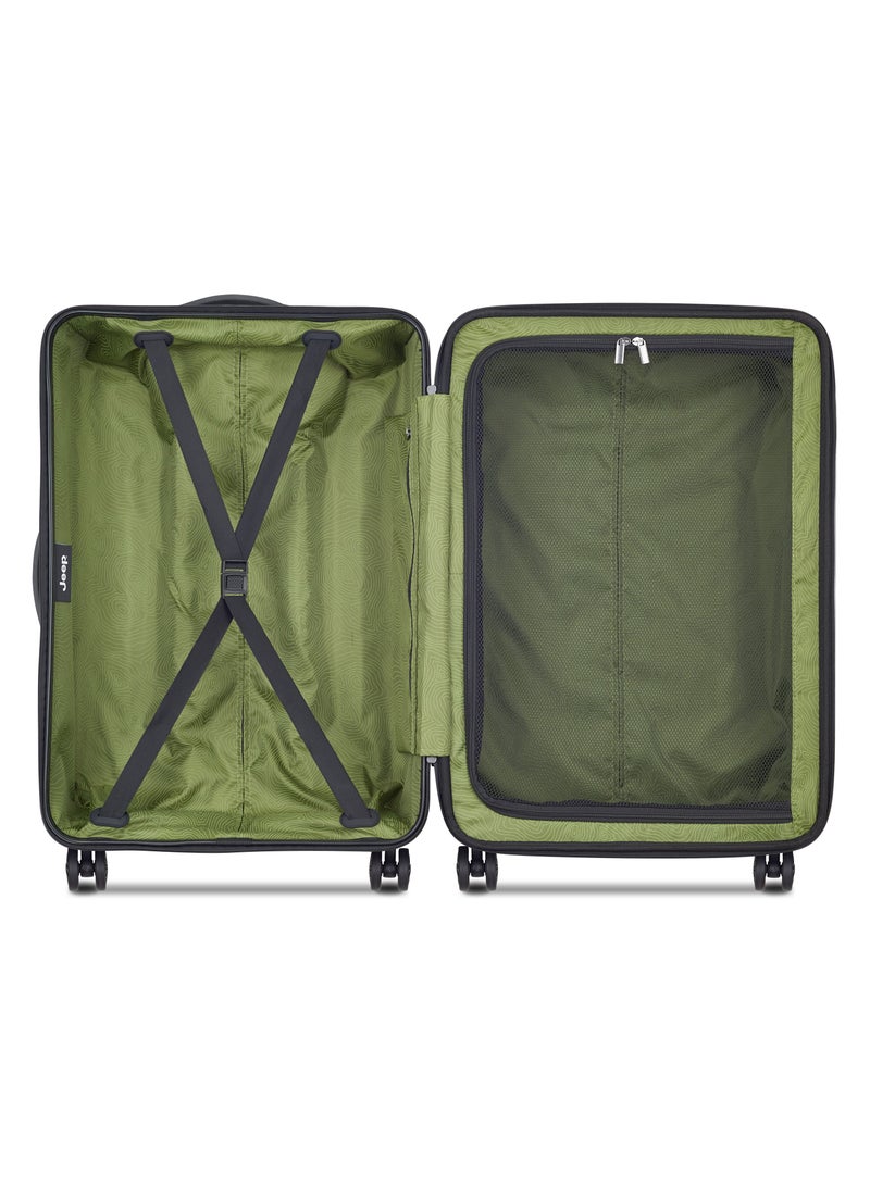 Jeep The Jeep Hardcase Expandable 4-Double wheel luggage trolley check-in suitcase 68cm Navy, Medium - Image 4