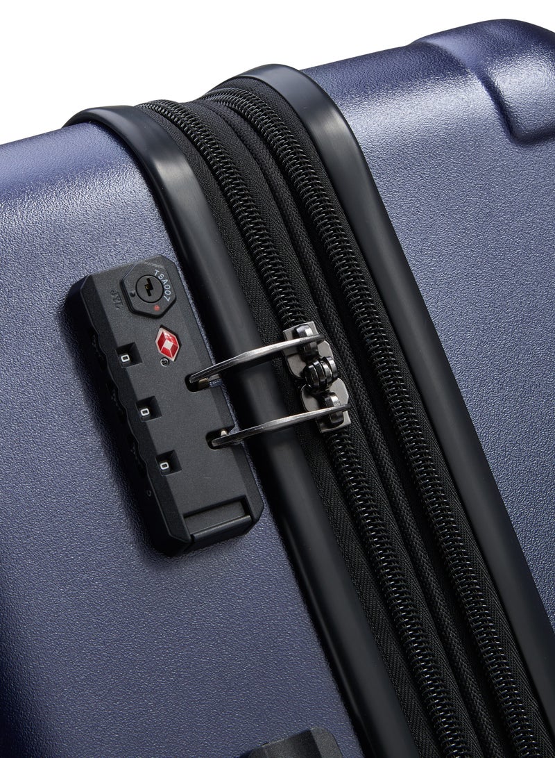 Jeep The Jeep Hardcase Expandable 4-Double wheel luggage trolley check-in suitcase 68cm Navy, Medium - Image 5