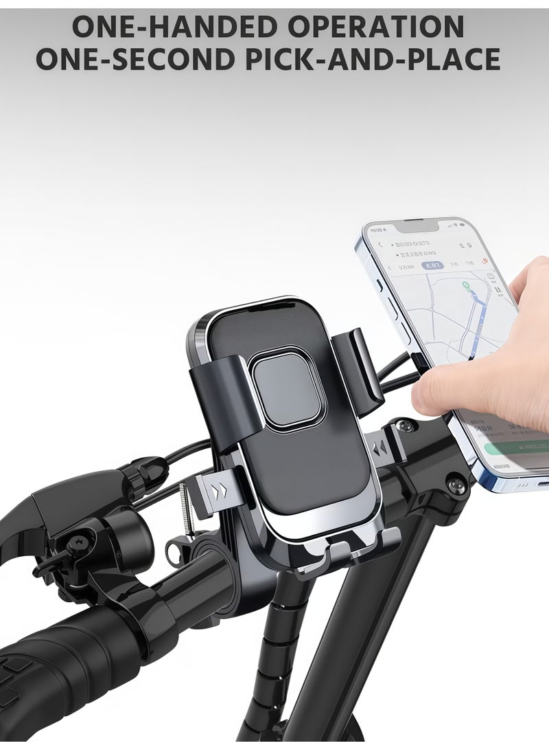 بلو هول امتصاص الصدمات ، ومكافحة الاهتزاز دعم الهاتف المحمول دراجة نارية عالمية متعددة نوع مرنة تناسب - Image 3