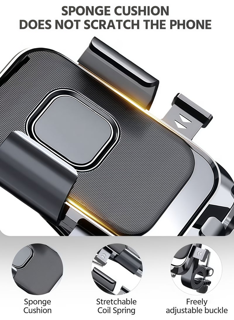 بلو هول امتصاص الصدمات ، ومكافحة الاهتزاز دعم الهاتف المحمول دراجة نارية عالمية متعددة نوع مرنة تناسب - Image 4