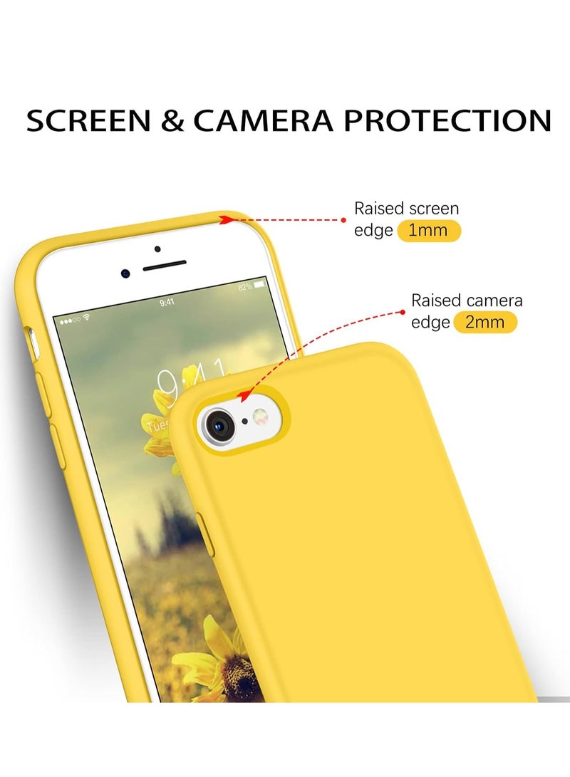 MIGOFAST iPhone SE Case 2022 2020 iPhone 8 Case iPhone 7 Case Non-slip Liquid Silicone Gel Rubber Bumper Phone Case Soft Microfiber Lining Hard Shockproof Protective Case Cover - Image 5