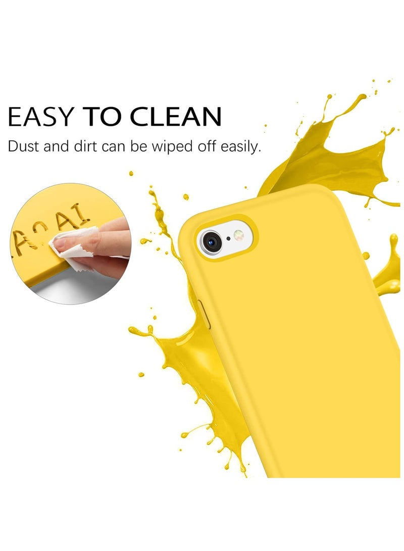 MIGOFAST iPhone SE Case 2022 2020 iPhone 8 Case iPhone 7 Case Non-slip Liquid Silicone Gel Rubber Bumper Phone Case Soft Microfiber Lining Hard Shockproof Protective Case Cover - Image 2