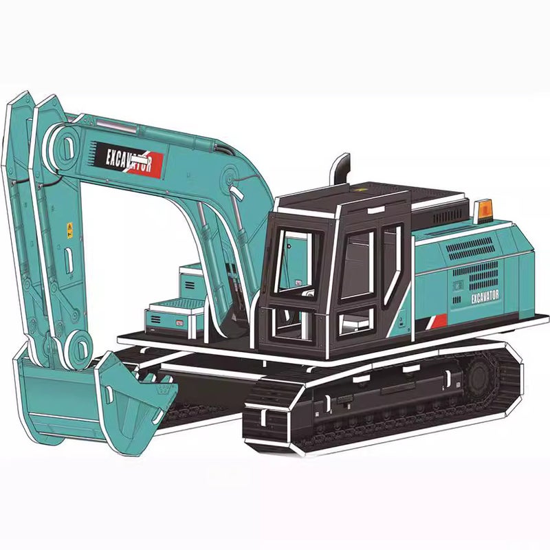 Factory Stall Fair Temple Fair Children'S Puzzle White Card 3D Three-Dimensional Puzzle Toy Diy Paper Puzzle Model - Image 4