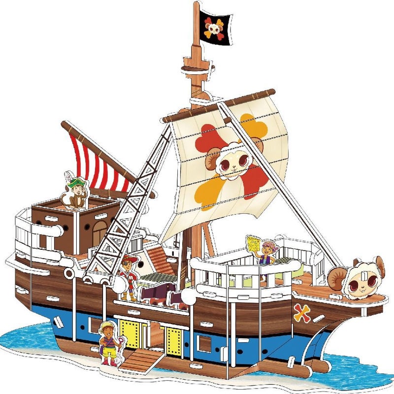 Factory Stall Fair Temple Fair Children'S Puzzle White Card 3D Three-Dimensional Puzzle Toy Diy Paper Puzzle Model - Image 5