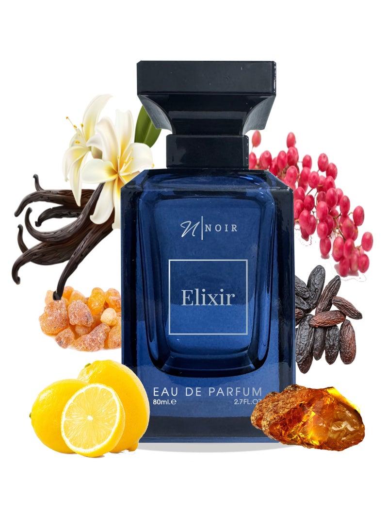 noir - Elixir EDP, Perfume for Men, 80ml - Image 1