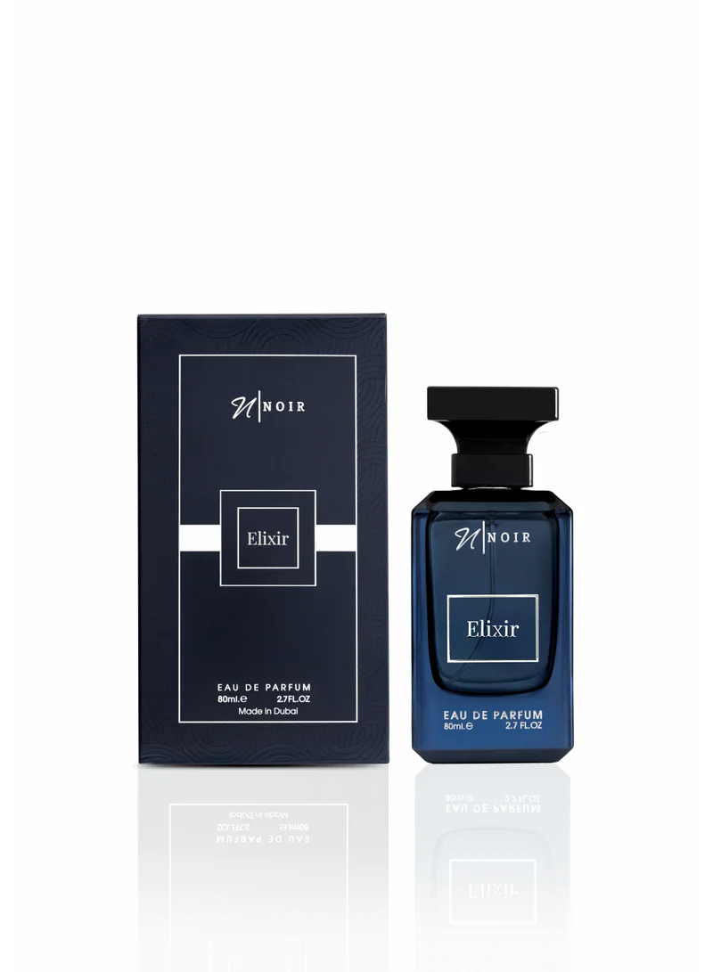 noir Elixir – Fresh Spicy Perfume for Men with Lemon, Lavender & Amber Notes | Long Lasting EDP - 80 ml