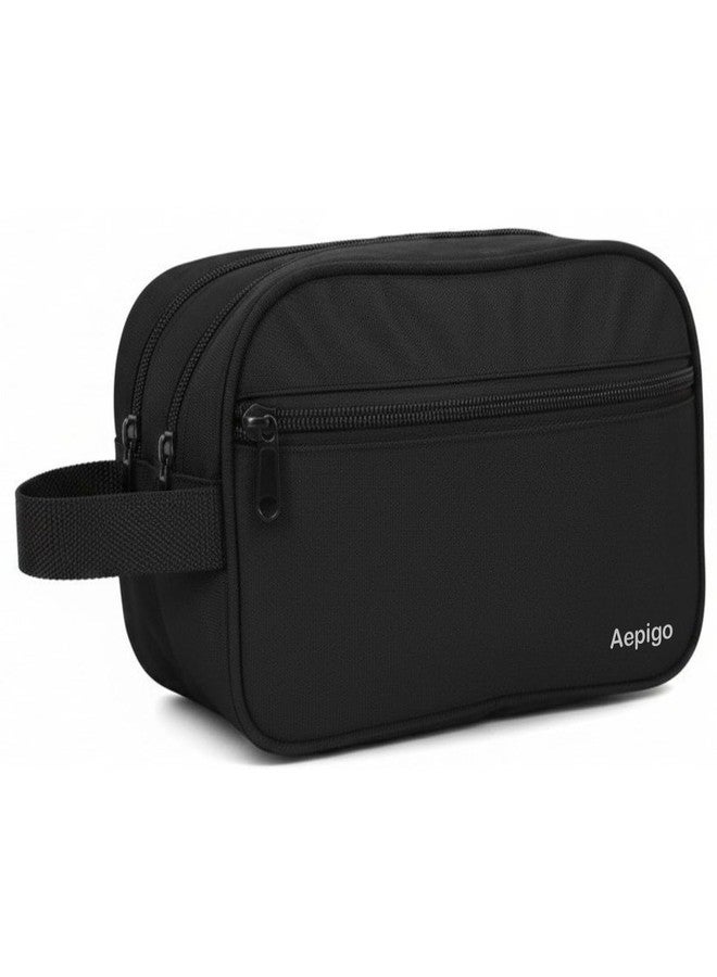 Aepigo Polyester Multipurpose Toiletry Kit Bag for Man and Women's | Double Compartment Travel Essentials Travel Organizer Travel Pouch for Men Travel Kit for Toiletries - Image 1