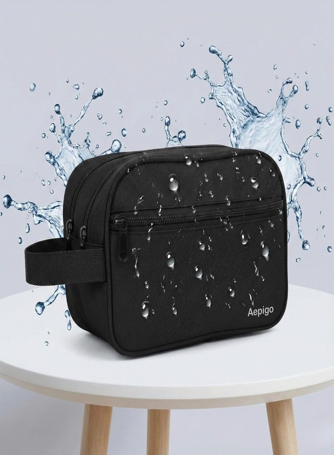 Aepigo Polyester Multipurpose Toiletry Kit Bag for Man and Women's | Double Compartment Travel Essentials Travel Organizer Travel Pouch for Men Travel Kit for Toiletries - Image 5