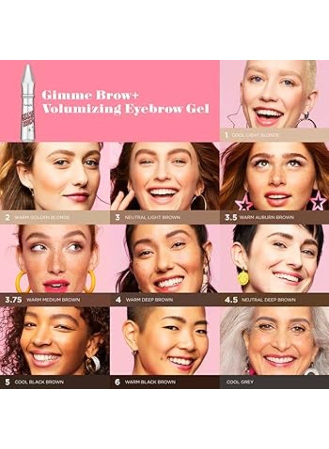 benefit gimme brow + brow volumizing fiber gel -3 neutral light brown 1g - Image 3