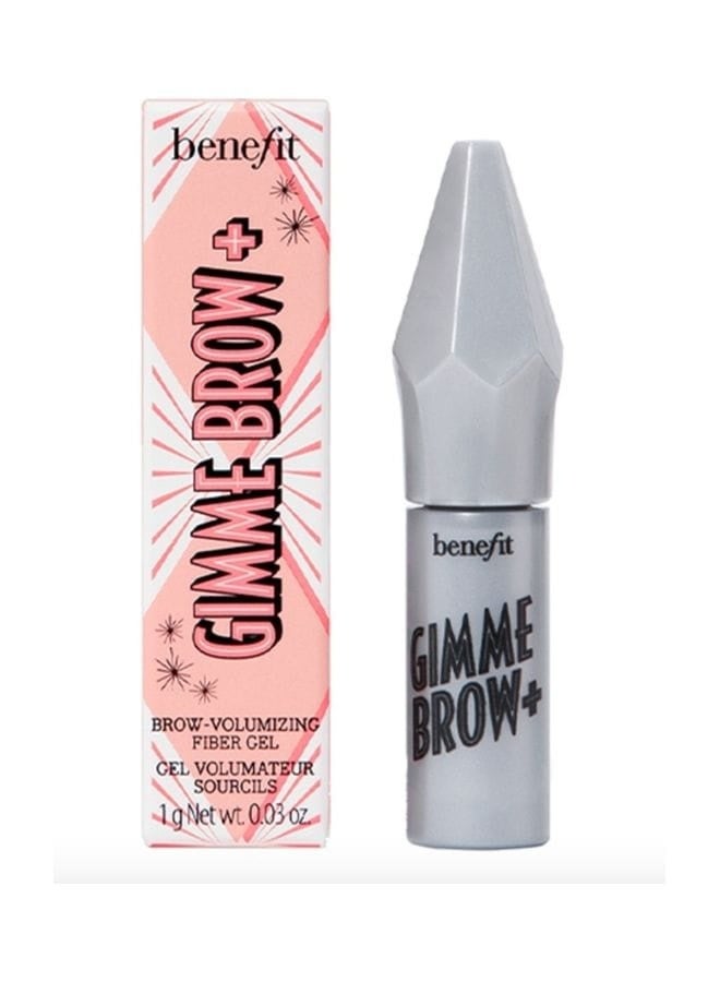 benefit gimme brow + brow volumizing fiber gel -3 neutral light brown 1g - Image 1