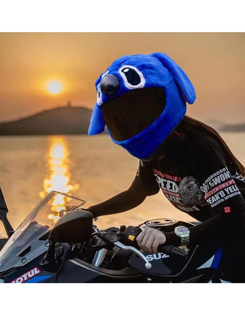 عام أغطية خوذة الدراجات النارية، غطاء حماية للخوذة من القطيفة برسوم كرتونية مضحكة، أغطية خوذة تغطي الوجه بالكامل، هدية مخصصة لحفلات الخوذ، دراجات نارية، خوذات سباق كاملة - Image 3