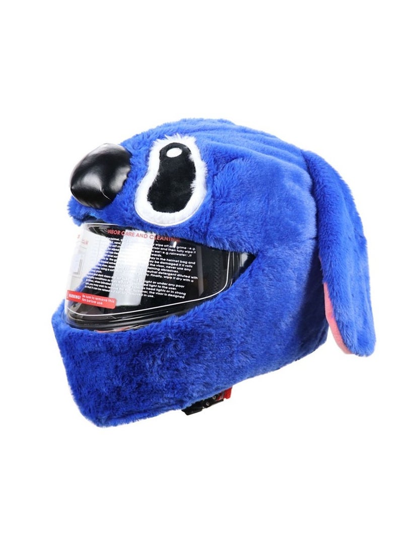 عام أغطية خوذة الدراجات النارية، غطاء حماية للخوذة من القطيفة برسوم كرتونية مضحكة، أغطية خوذة تغطي الوجه بالكامل، هدية مخصصة لحفلات الخوذ، دراجات نارية، خوذات سباق كاملة - Image 1