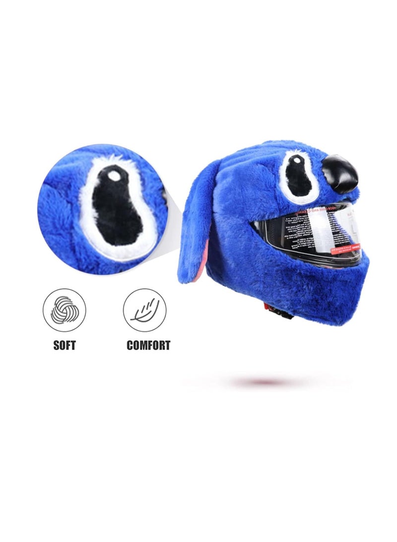 عام أغطية خوذة الدراجات النارية، غطاء حماية للخوذة من القطيفة برسوم كرتونية مضحكة، أغطية خوذة تغطي الوجه بالكامل، هدية مخصصة لحفلات الخوذ، دراجات نارية، خوذات سباق كاملة - Image 4