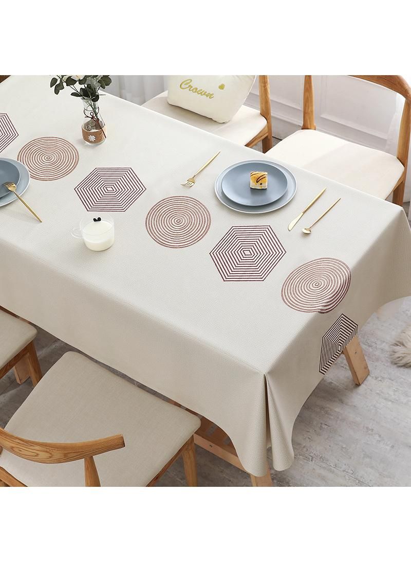 140*200cm Waterproof, oil resistant, and washable PVC table mat, hotel tablecloth, coffee table cloth, wear-resistant dining tablecloth