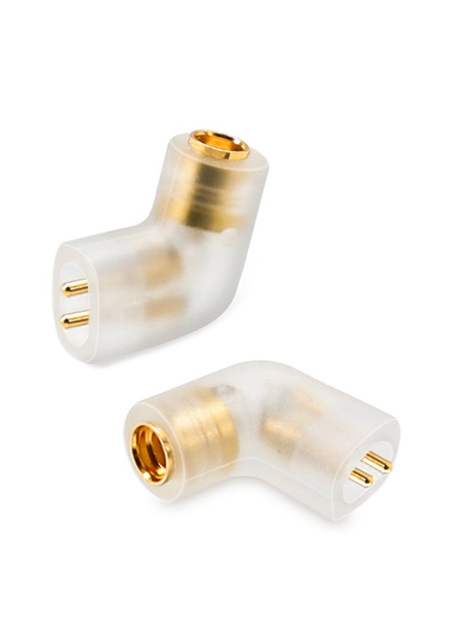Generic - Okcsc 0.78/0.75 To MMCX Pin Adapter QDC Revolution To Shure Female Integrated Earphone Wire Pin-Color:QDC Male 0.78 0.75 To MMCX Female Transparent - Image 1