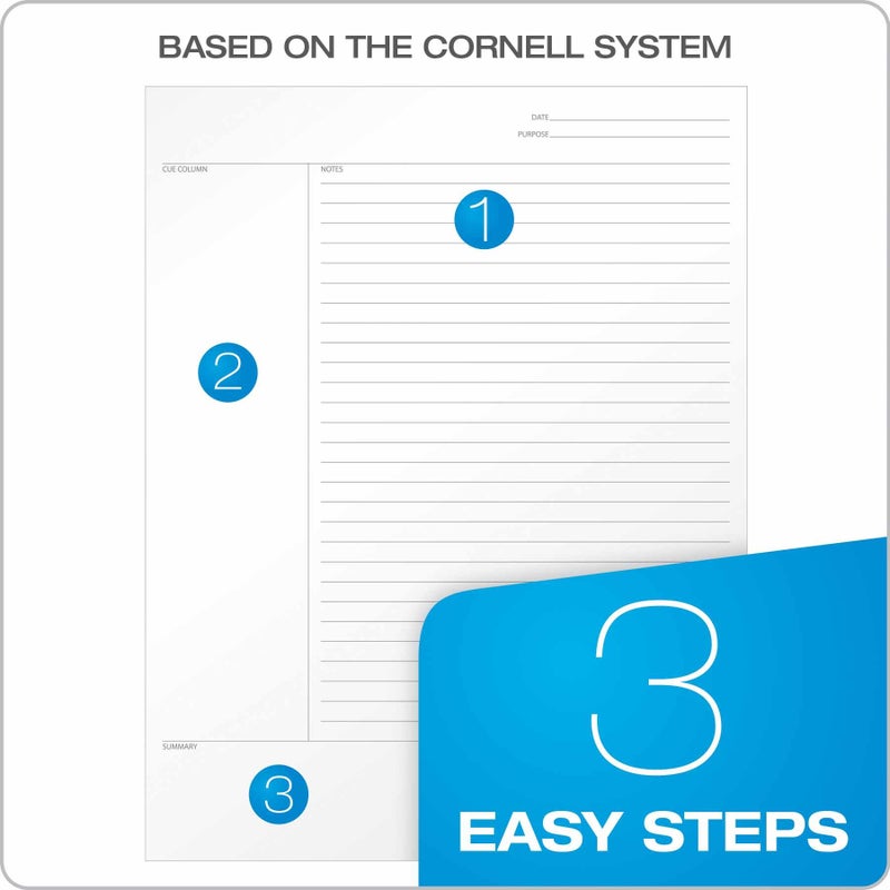TOPS Oxford Innovative Steno Project Ruled Notebook (TOPS), 90222, White - Image 2