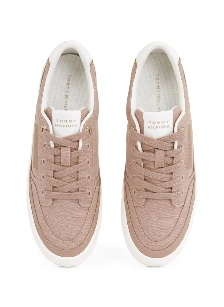 TOMMY HILFIGER Logo Detail Lace Up Low Top Sneakers