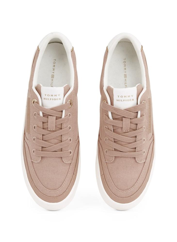 TOMMY HILFIGER Logo Detail Lace Up Low Top Sneakers  - Image 5