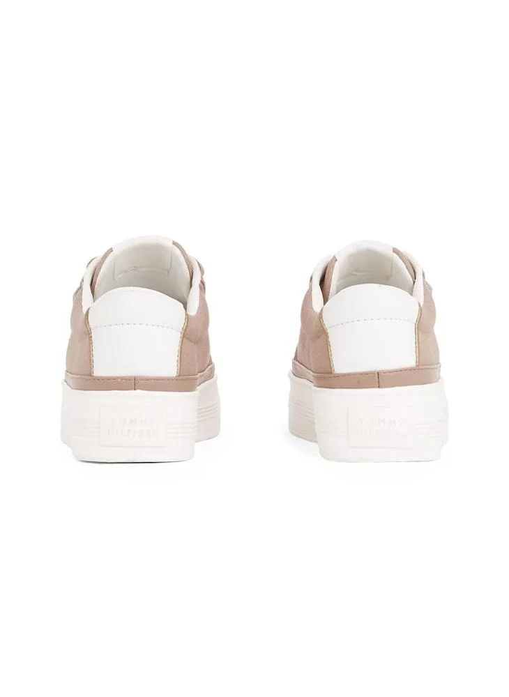 TOMMY HILFIGER Logo Detail Lace Up Low Top Sneakers