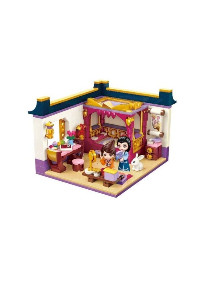 Qman Mulan's Bedroom Building Set - 293 Pieces - Image 2