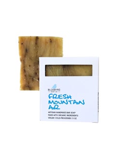 BLUEBYRD SOAP CO. Bluebyrd Soap Co Mountain Air Soap For Men  Vegan All Natural Soap Made with Organic Ingredients Smells Like Crisp Mountain Air with Lemongrass Cedar Wood  Lavender MT AIR 