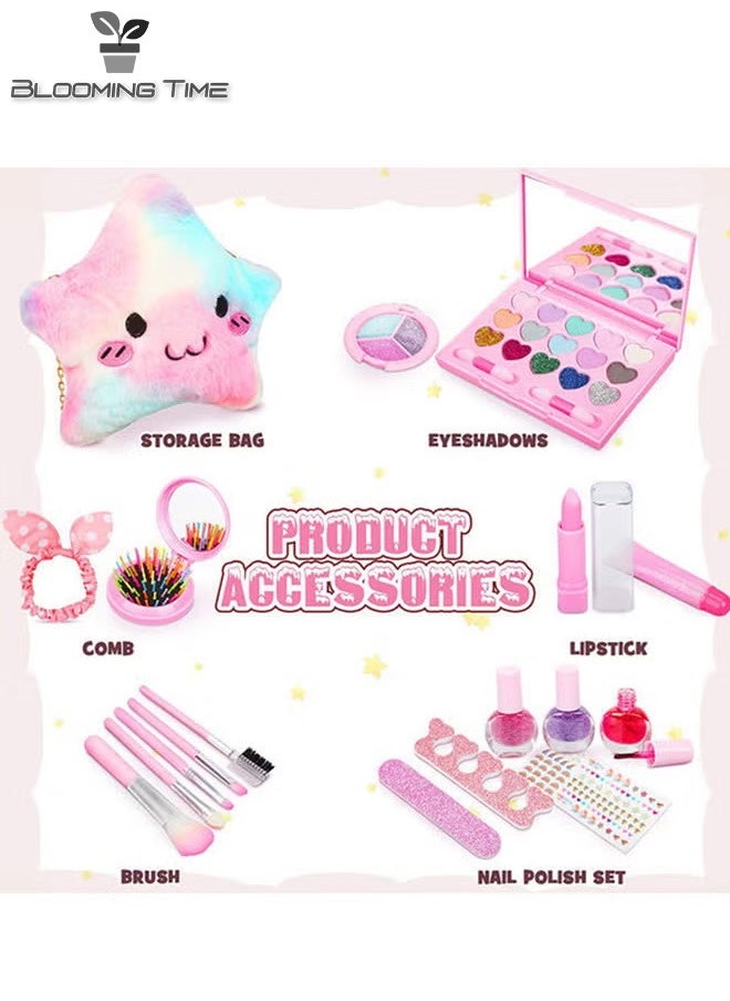 BLOOMING TIME Girl Makeup Toy Set, Nail Polish,Lipstick, Eye Shadow  - Image 3