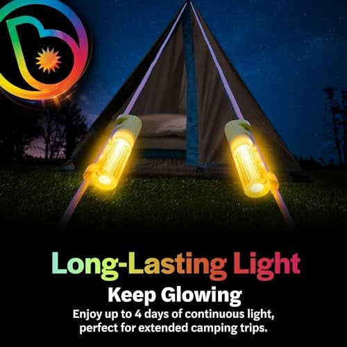 Brightz LED Tent String Lights - 2 Pack Glamping Camping Accessories for Tent Campers - Never Trip Again - Image 4