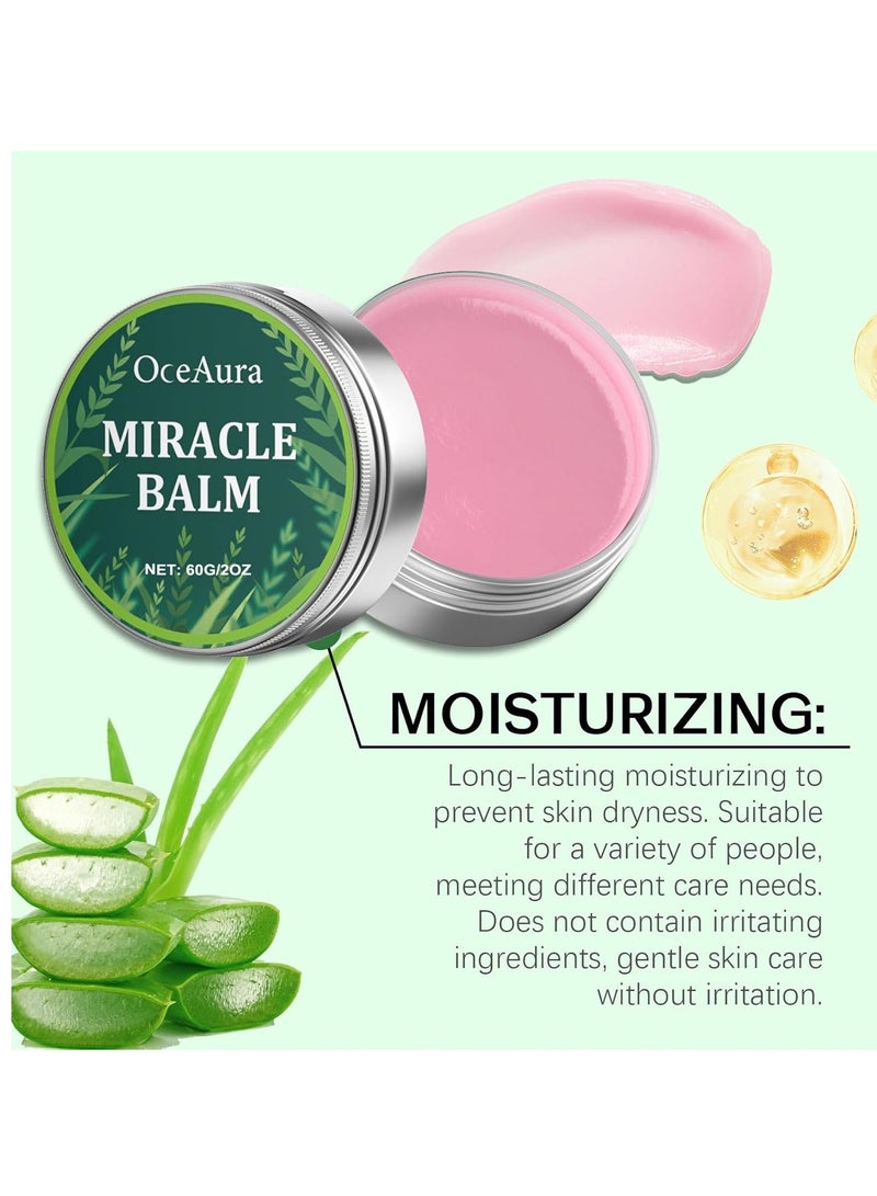 OceAura Miracle Herbal Balm, Balm Soothing Joint Cream for All External Parts of the Body Such as the Back, Hands, Feet 60g  - Image 4