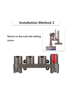 SYOSI KASTWAVE Accessories Mount Holder for Dyson Accessories Mount for Dyson V15 V8 V7 V10 V11and Compatible with Docking Station Wall Mount Attachments  - Image 3