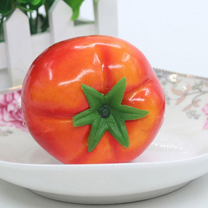 10Pcs Realistic Foam Artificial Tomato Decor Models For Kitchen Home Party Display - Image 5