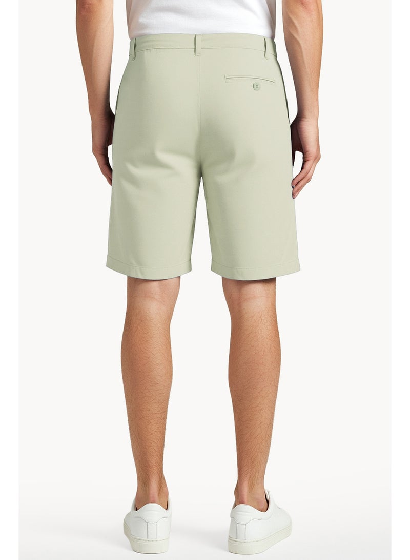 فرنش كونكشن شورتات تشينو قطنية مطاطية - Image 3