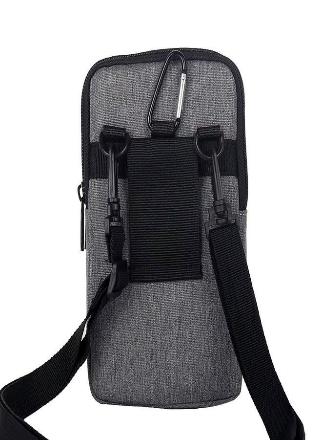 BOLDSTUFF BOLDSTUF Mobile Sling Bag Crossbody Shoulder_Bag for Men & Women, Small Cross-Body Side Bags for Mobile, Cell Phone, Cash & Card, Holster for Travel, Hiking-Oxford Fabric | Navy Blue - Image 4