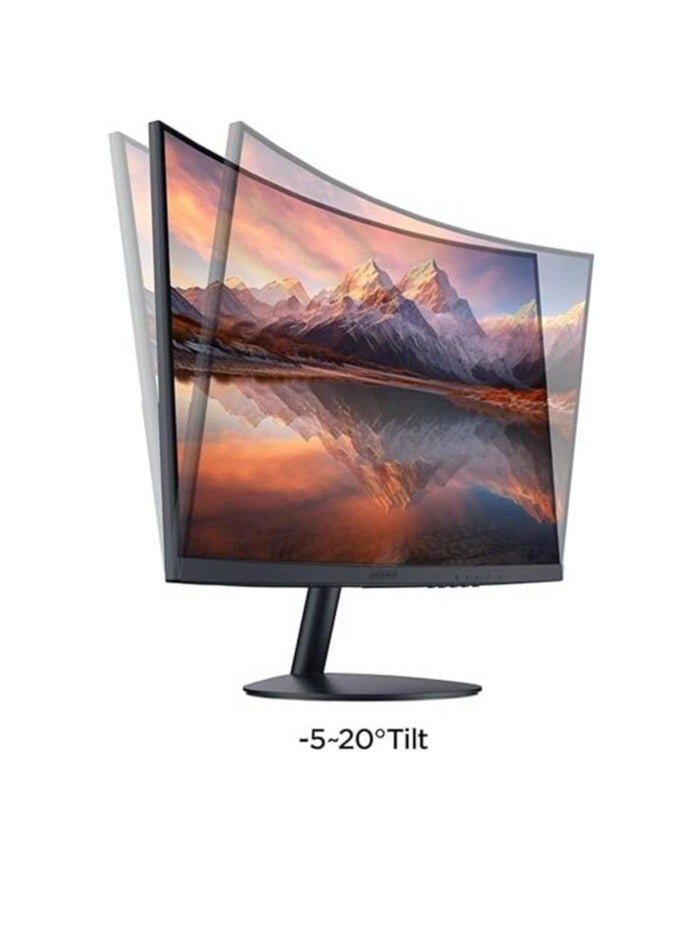 KOORUI KOORUI Curved Monitor, 24″ Inch FHD 75Hz VA Display, 1500R Curve, HDMI/VGA Ports, Tilt Adjustable, Eye Care, 178 Degree Viewing Angle, Slim Design, Black | 24N5CA  - Image 2