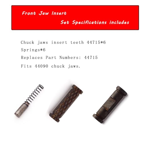 Trsobi 44715 Front Jaw Insert Set for RIDGID 300 535 Pipe Threading Machines tools replacement parts(2 Set) - Image 4