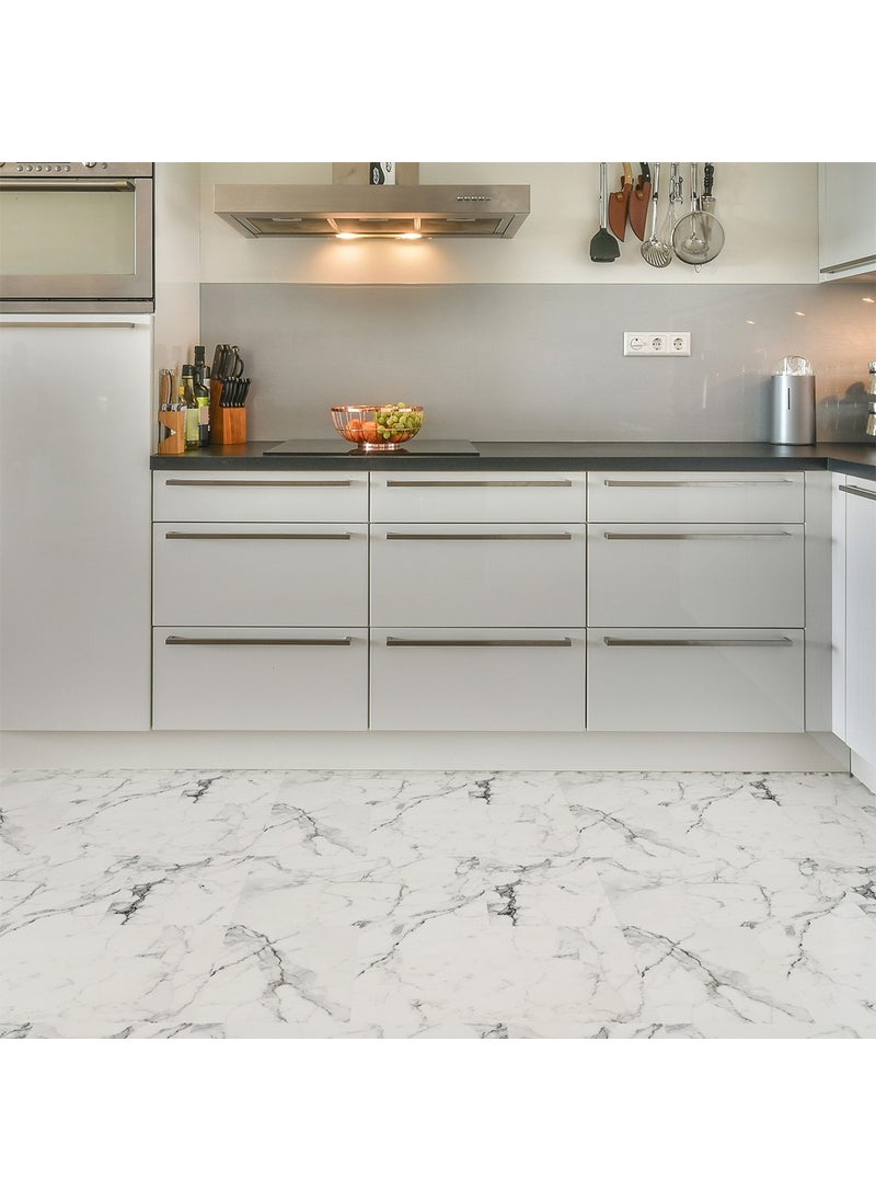 Technosmart 1PCS 30CM×30CM Self Adhesive Lvt Floor and Wall Covering Kitchen Bathroom Tile Sticker  - Image 1