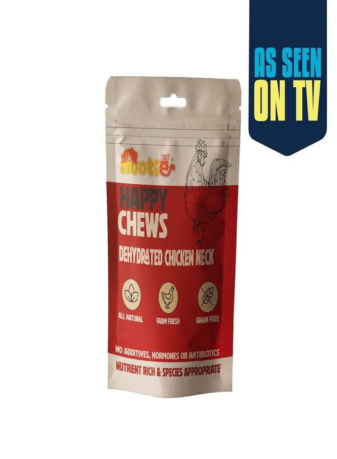 Nootie Happy Chews - Dehydrated Chicken Neck Dog Treats (80g) | All-Natural, High-Protein, Crunchy Snack - Image 2