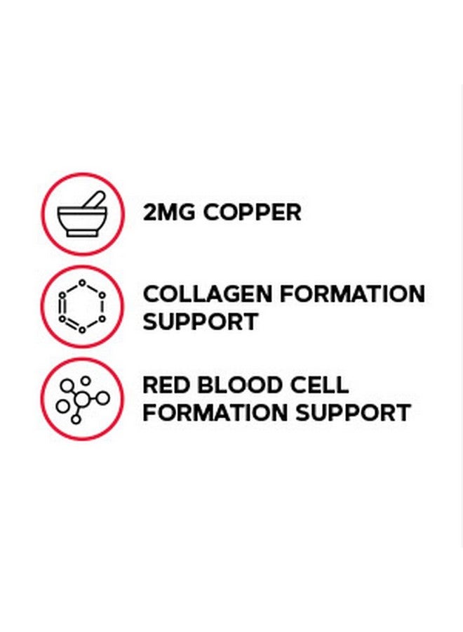GNC Copper 2mg, Important for Iron Absorption, 100 Count - Image 4